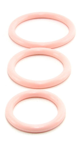 California Exotics Silicone Support Rings Three Size Cock Ring Set - Cock Rings