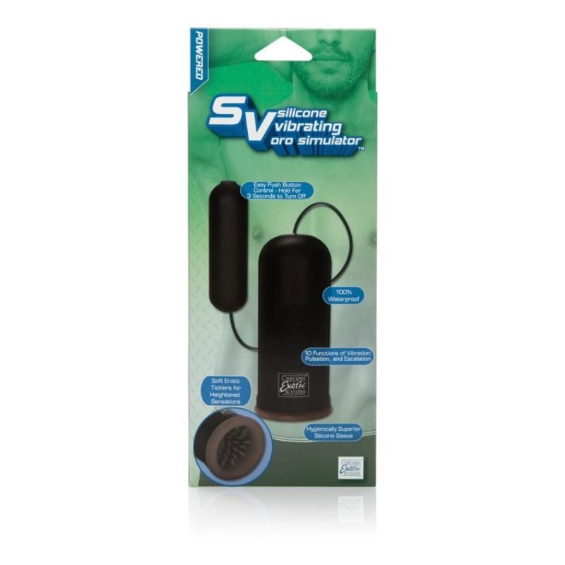 Silicone Vibrating Oro Stimulator CRing for Every Man - - Masturbators and Strokers