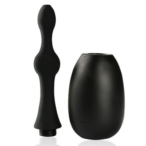 BDStyle Silicone Wavey Anal Cleaner Enemator Bulb Medical Grade Silicone - Enemas and Douches