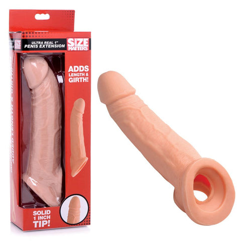 Discreet Size-Enhancing Sleeve - Realistic Feel, Extra Inch - Pumps, Extenders and Sleeves