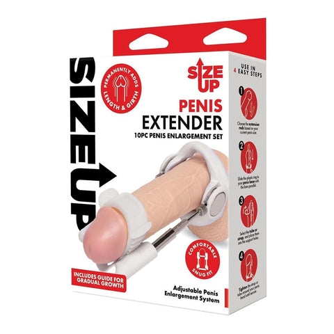 Comprehensive Size Enhancement - Size Up Penis Extender Kit - Pumps, Extenders and Sleeves