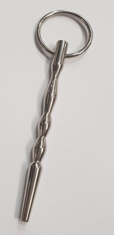 Hells Couture Sizzler Penis Plug Hollow Surgical Steel Urethral Sex Toy - Penis Plugs