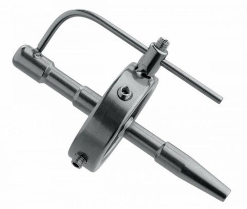 XR Brands Skewer Spiked CBT Urethral Plug with Retractable Spikes - Cock Rings