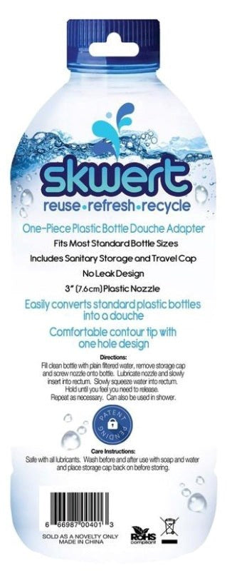 Skwert 1 Piece Water Bottle Douche Your Orgasm Supplier - - Anal Cleansing
