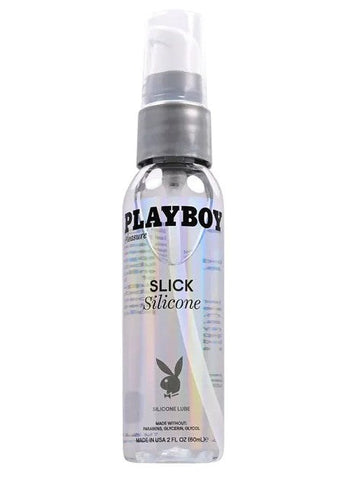 Playboy Pleasure Slick Silicone Based Personal Lubricant Long Lasting - Silicone Based Lubes