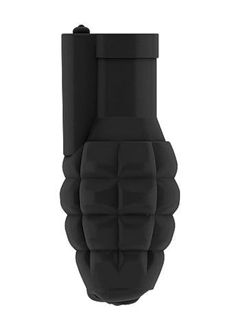 Shots Toys SONO No. 22 Stroker with Vibrating Bullet Black Masturbator - Masturbators and Strokers
