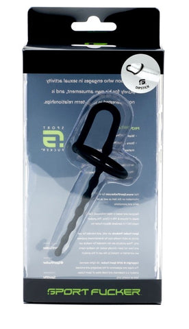 Sport Fucker Dipstick Urethral Sound with Integrated Glans Ring - Cock Rings