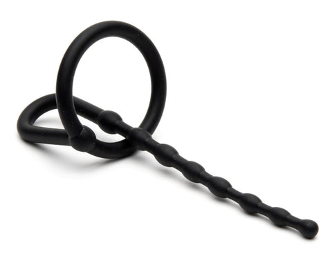 Sport Fucker Dipstick Urethral Sound with Integrated Glans Ring - Cock Rings