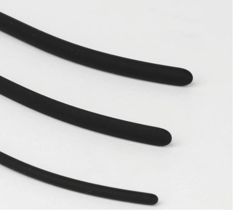 Sport Fucker Probe 3 Pack Black Medical Grade Silicone Urethral Sounds - Cock Rings