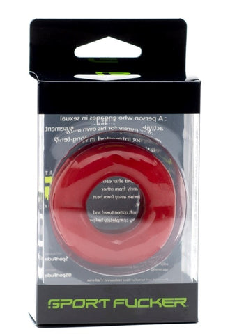 Sport Fucker Revolution Ring Stretcher Red Dual Function Cock Ring - Cock Rings