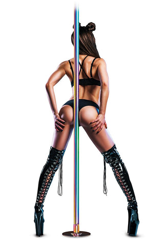 Xgen Power Pole Pro Chrome Removable Dance Pole System - Sex Swings And Slings