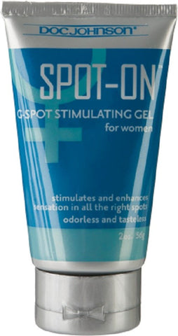 Doc Johnson Spot On G Spot Stimulating Gel For Women 2oz Natural Formula - Delay and Excite Sprays