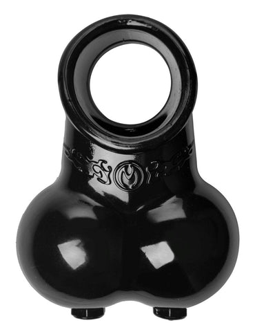 XR Brands Squeeze My Sac Scrotum Erection Enhancer Dual Action Cock Ring - Cock Rings