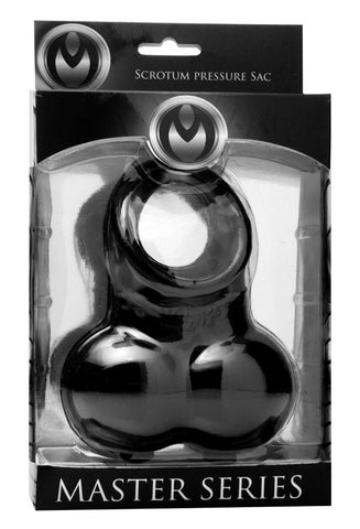 XR Brands Squeeze My Sac Scrotum Erection Enhancer Dual Action Cock Ring - Cock Rings