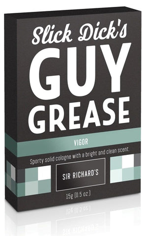 Sir Richards Slick Dicks Guy Grease Vigor Sex Pheromone Solid Cologne - Delay and Excite Sprays