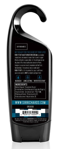 Sir Richards Soak n Stroke Rub It Out Masturbation Cream Water Resistant Formula - Silicone Based Lubes
