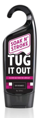 Sir Richards Soak n Stroke Tug It Out Silicone Lubricant 8oz Premium - Silicone Based Lubes