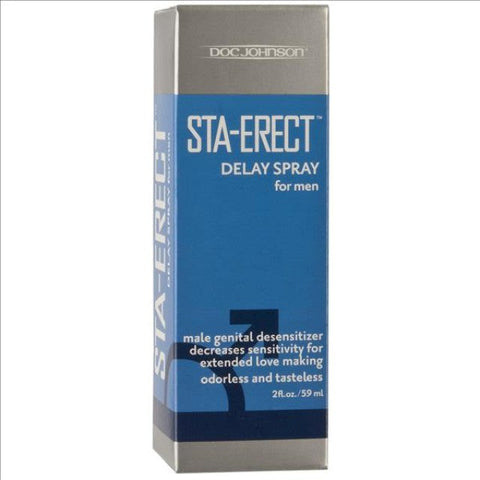 Doc Johnson Sta Erect Sex Delay Spray For Men Desensitizer Formula - Delay and Excite Sprays