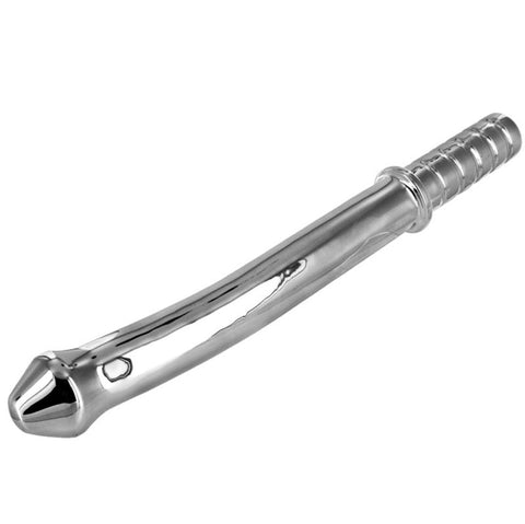 Hells Couture Stainless Steel Phallic Baton Dildo Premium Material - Anal Dildos