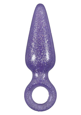 NS Novelties Starlight Gems Booty Pops Glitter Purple Anal Plug - Prostate Toys