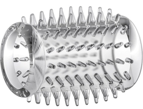 Blush Novelties Stay Hard Cock Sleeve 01 Clear TPE Enhancement Sleeve - Pumps, Extenders and Sleeves