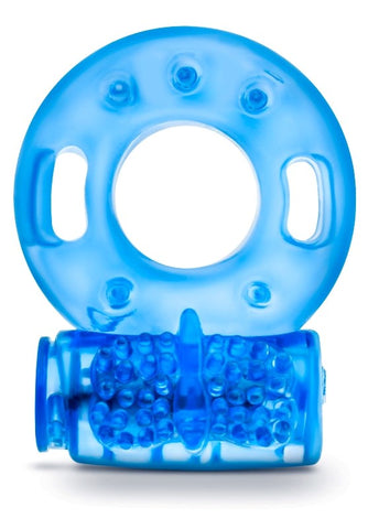Stay Hard Vibrating Cock Rings 2 Pack Blue Dual Pack Enhancement - Cock Rings