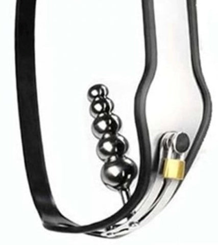BDStyle Steel Female Chastity Belt With Plug Secure Locking System - Male Chastity