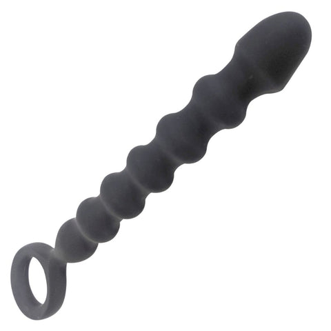 Brutus Stop and Go Anal Bead Stick with Wavy Design for Anal Stimulation - Butt Plugs