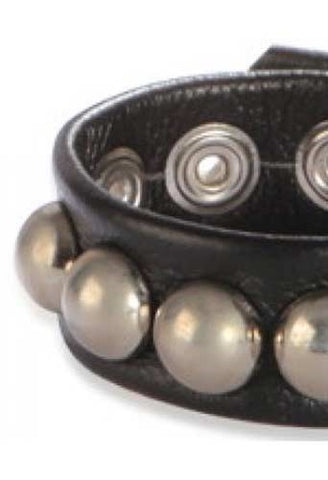Hells Couture Stormy Leather Cock and Ball Strap with Dual Snap Closures - Ball and Cock Toys