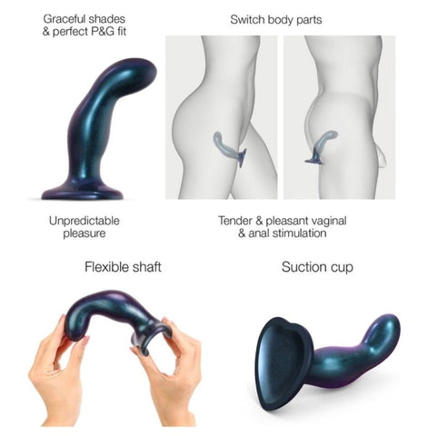 strap on me Dildo Plug Snaky M with Flexible Reptilian Design - Anal Dildos