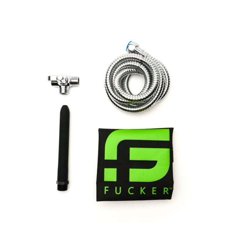 Sport Fucker Shower Kit Black 6in - - Enemas and Douches