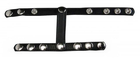 XR Brands Erection Boosting Couples Accessory Adjustable Cock and Ball Harness - Cock Rings