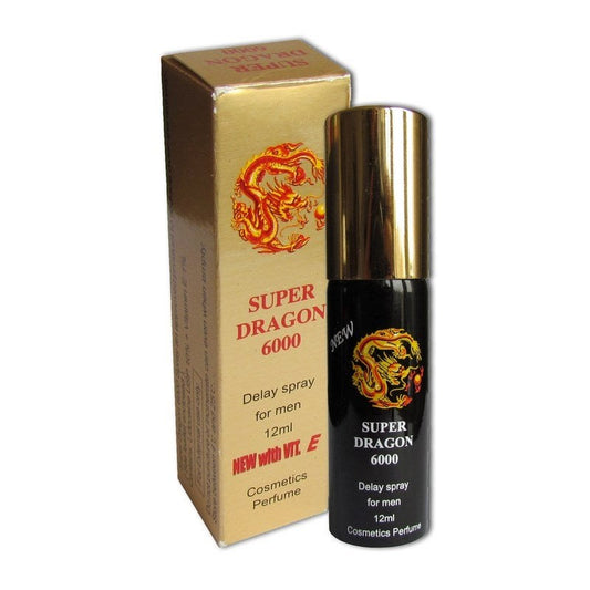 Super Dragon 6000 Male Delay Spray Top Cock Fittings - - Delay and Excite Sprays