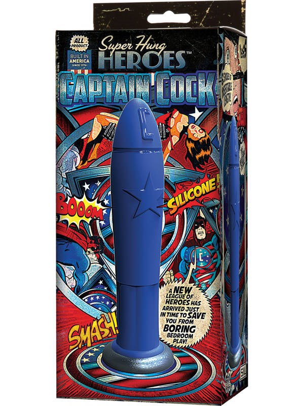 Super Hung Heroes Captain Cock Experience Cock Control - - Anal Dildos