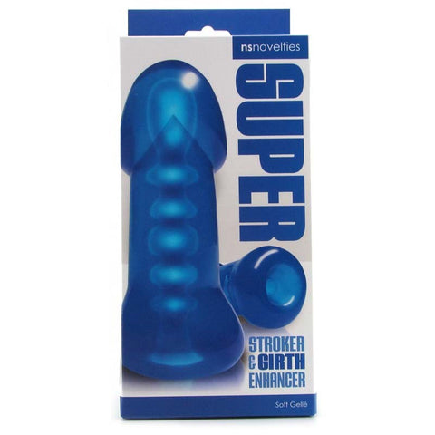 NS Novelties Super Stroker And Girth Enhancer with Ridged Tunnel - Masturbators and Strokers