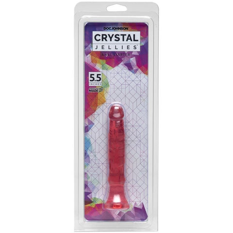 Crystal Jellies Anal Starter Realistic Dildo Pink - Anal Dildos