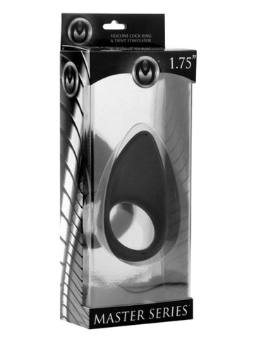XR Brands Taint Teaser Silicone C Ring Vibrator with Perineum Stimulation - Cock Rings