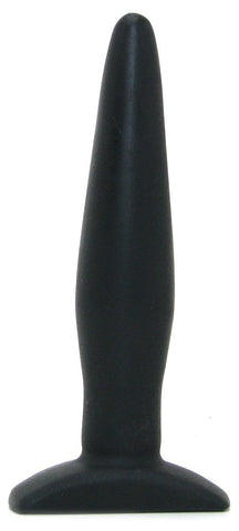 Tantus Slim Black Premium Silicone Anal Plug for Comfortable Penetration - Butt Plugs