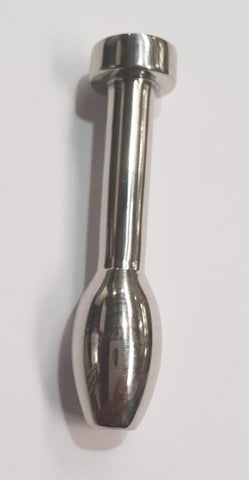 Hells Couture Teardrop Beginners Urethra Plug Cum Thru Medical Grade Steel - Penis Plugs