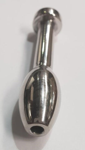 Hells Couture Teardrop Beginners Urethra Plug Cum Thru Medical Grade Steel - Penis Plugs