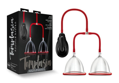 Temptasia Auto Breast Pumping System with Multiple Intensity Settings - Pumps, Extenders and Sleeves