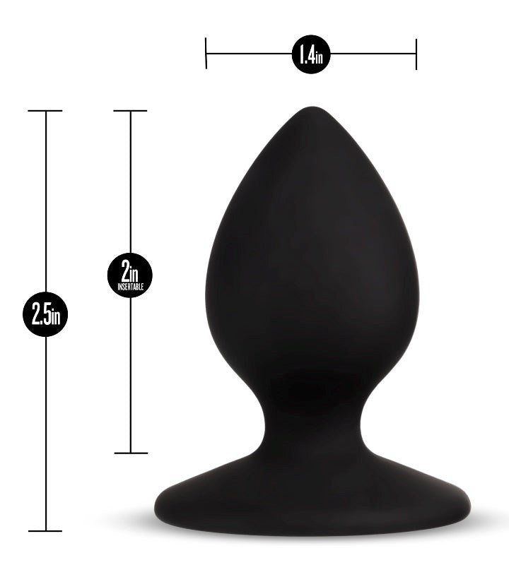 Temptasia Slave Plug Black All Thrill Gear - - Butt Plugs