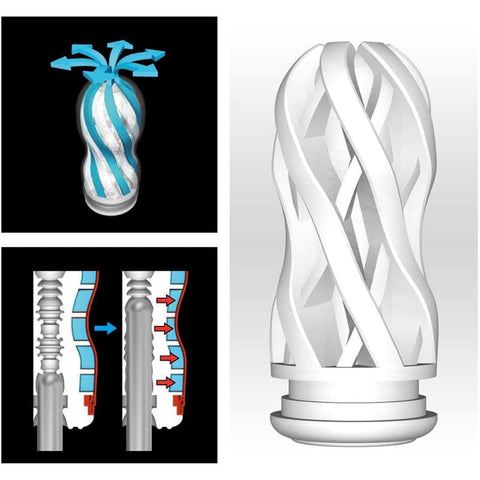Tenga Air Tech Re Usable Vacuum Cup U.S Grey Reusable Male Masturbator - Masturbators and Strokers