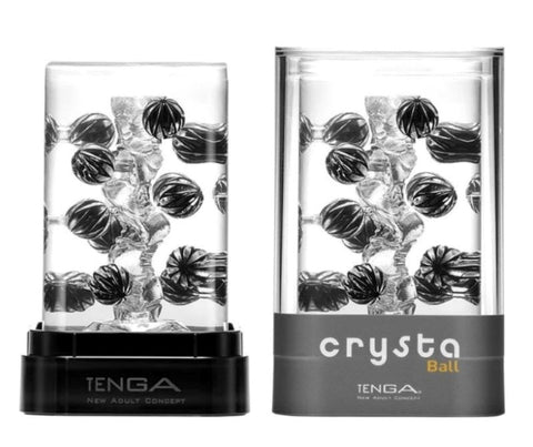 Tenga Crysta Ball Male Masturbator with Floating Ball Technology - Masturbators and Strokers