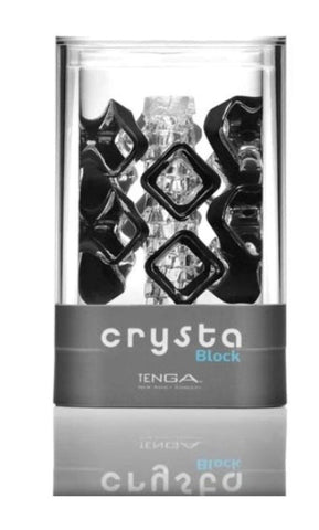 Tenga Crysta Block Male Masturbator with Floating Block Technology - Masturbators and Strokers