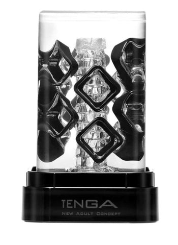 Tenga Crysta Block Male Masturbator with Floating Block Technology - Masturbators and Strokers