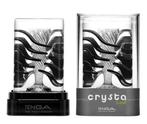 Tenga Crysta Leaf Male Masturbator with Floating Internal Elements - Masturbators and Strokers