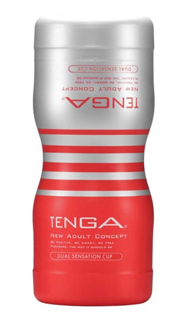 Tenga Double Hole Cup Dual Sensation Male Masturbator - Masturbators and Strokers