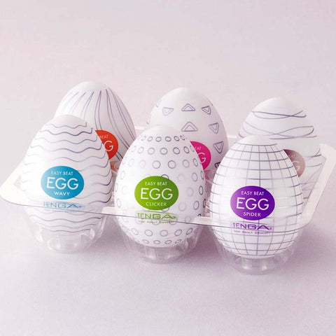 Tenga Egg Variety Pack 1 Mens Masturbator Six Unique Textures - Masturbators and Strokers