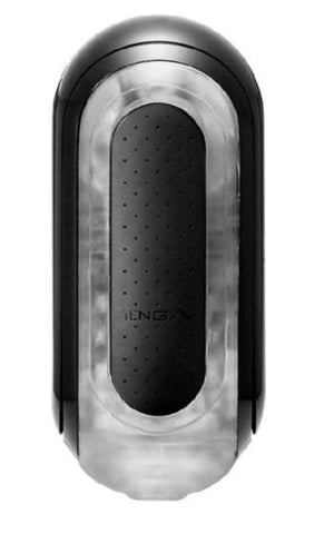 Tenga Flip 0 Electronic Vibration Black Male Masturbator with Dual Cores - Masturbators and Strokers